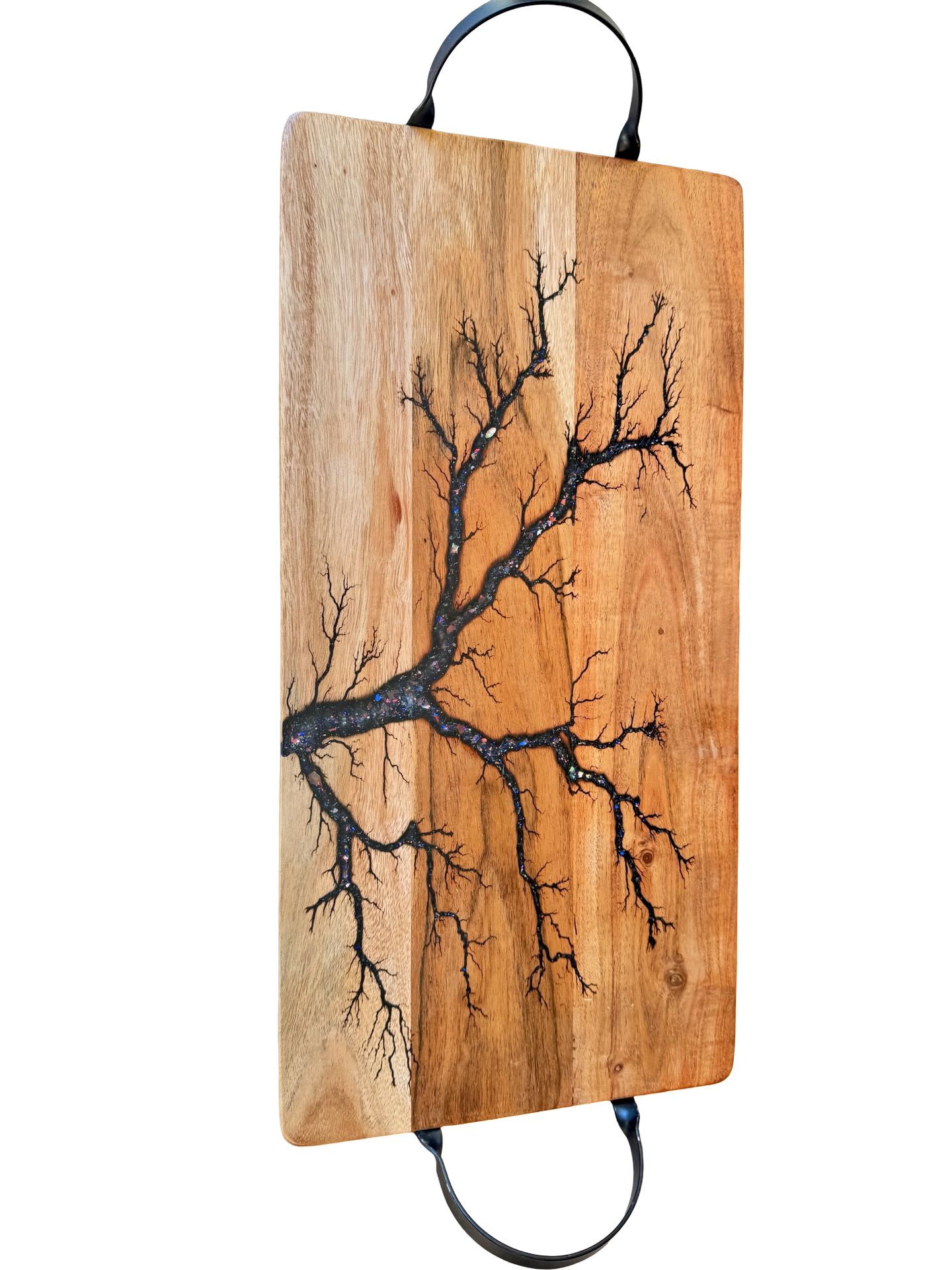 Sparkle Resin Serving Board – Australia - Fractal Flow Designs