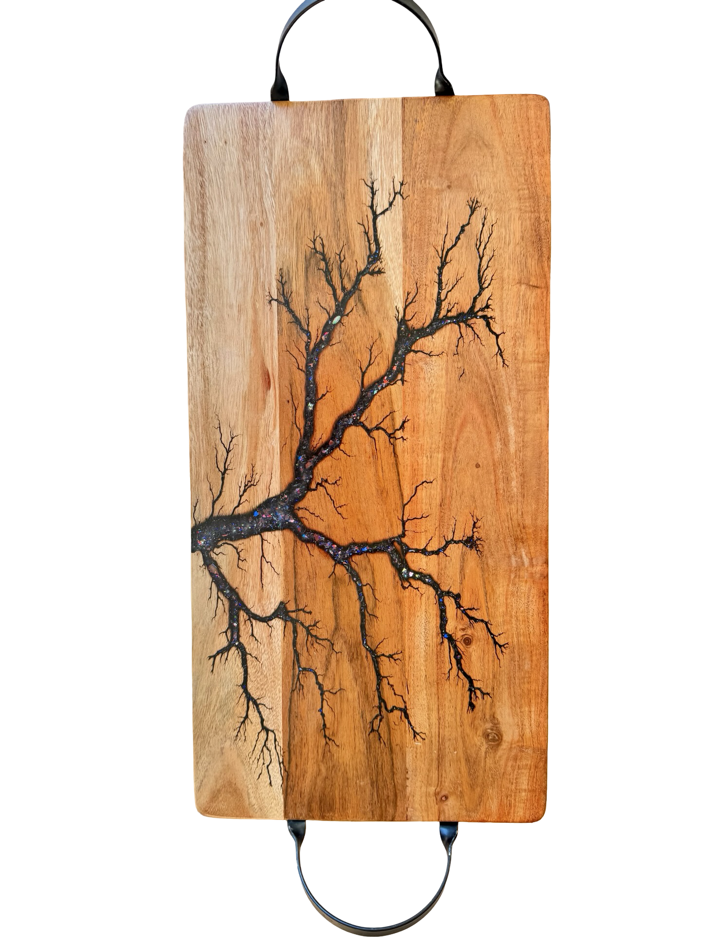 Sparkle Resin Serving Board – Australia - Fractal Flow Designs