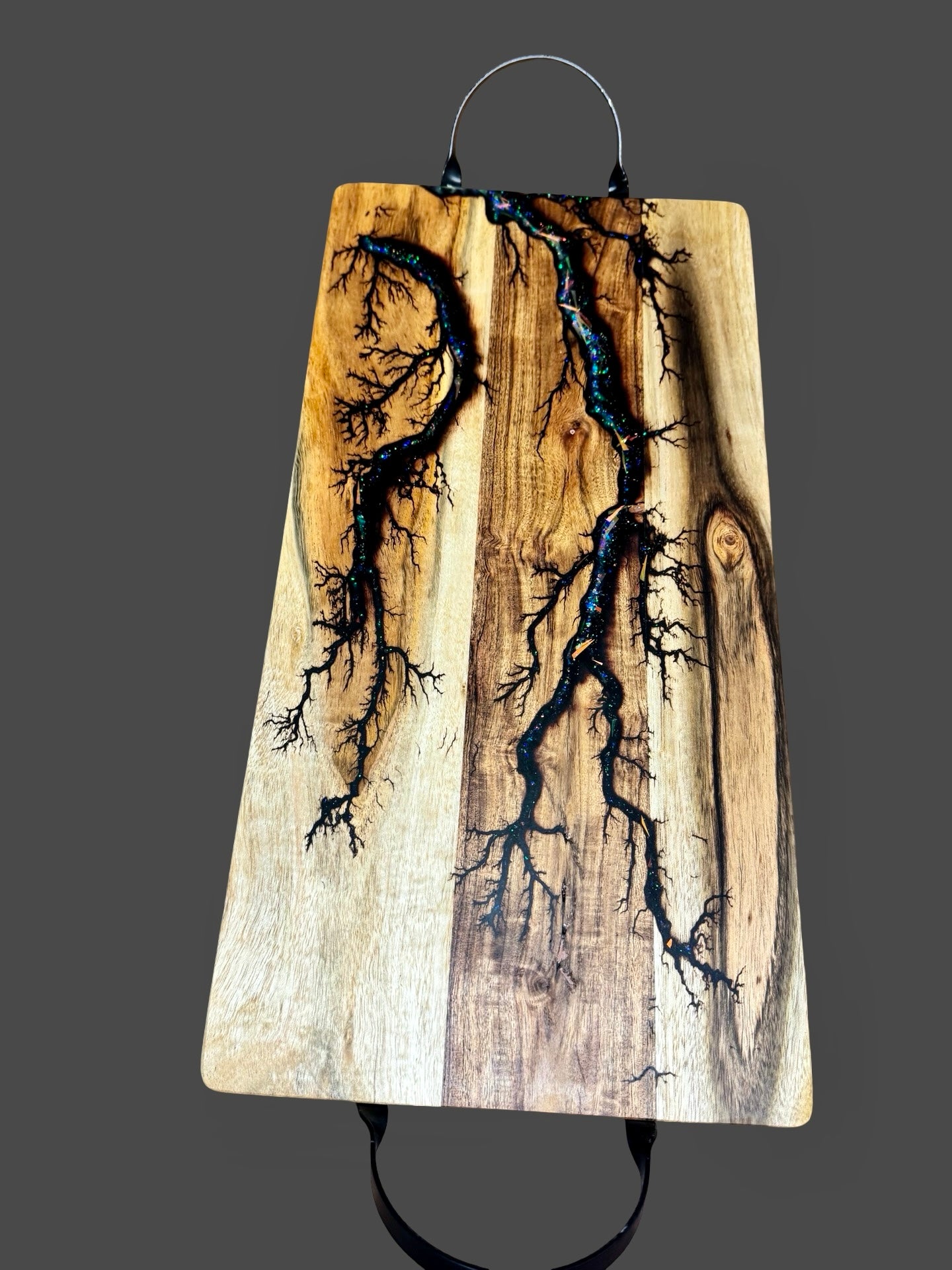 Grazing platter resin serving board by Fractal Flow Designs Australia